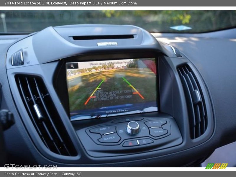 Deep Impact Blue / Medium Light Stone 2014 Ford Escape SE 2.0L EcoBoost