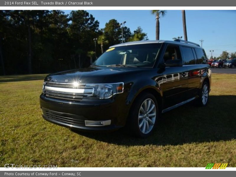 Tuxedo Black / Charcoal Black 2014 Ford Flex SEL