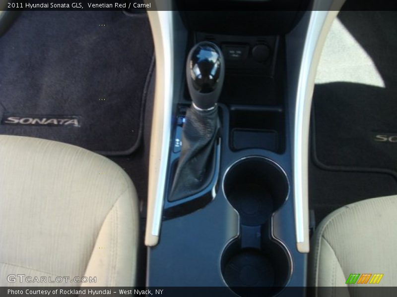 Venetian Red / Camel 2011 Hyundai Sonata GLS
