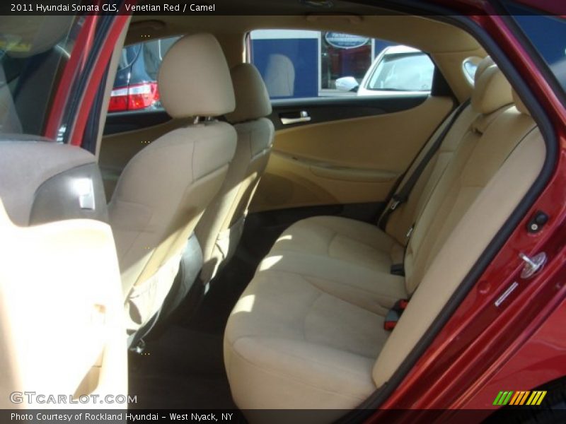 Venetian Red / Camel 2011 Hyundai Sonata GLS