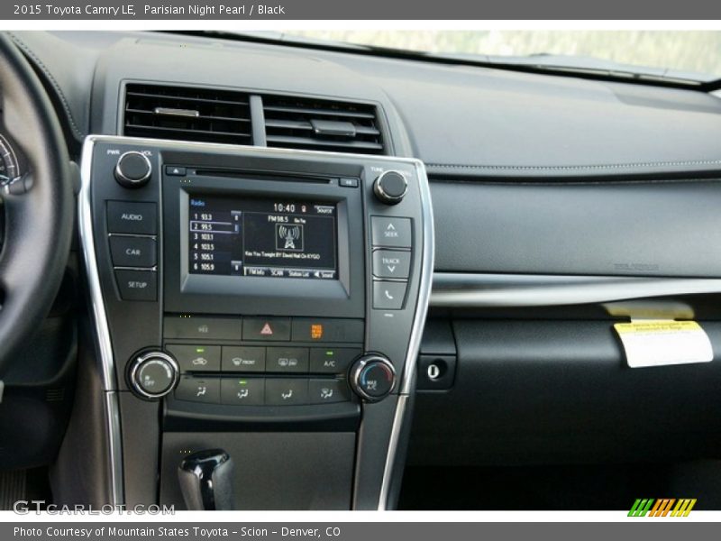 Parisian Night Pearl / Black 2015 Toyota Camry LE