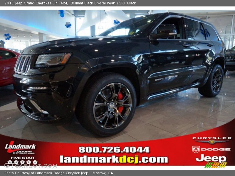 Brilliant Black Crystal Pearl / SRT Black 2015 Jeep Grand Cherokee SRT 4x4