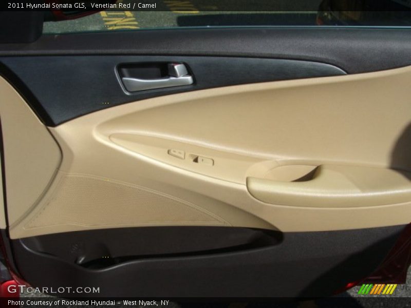 Venetian Red / Camel 2011 Hyundai Sonata GLS