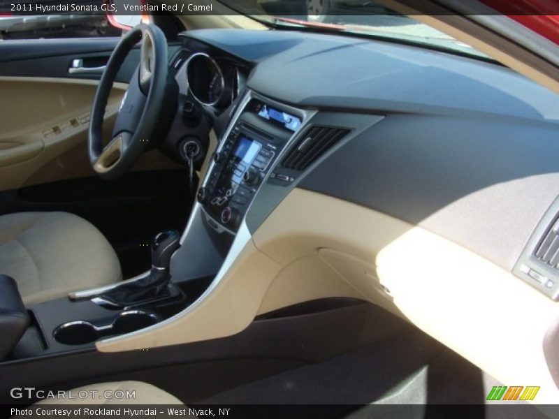 Venetian Red / Camel 2011 Hyundai Sonata GLS