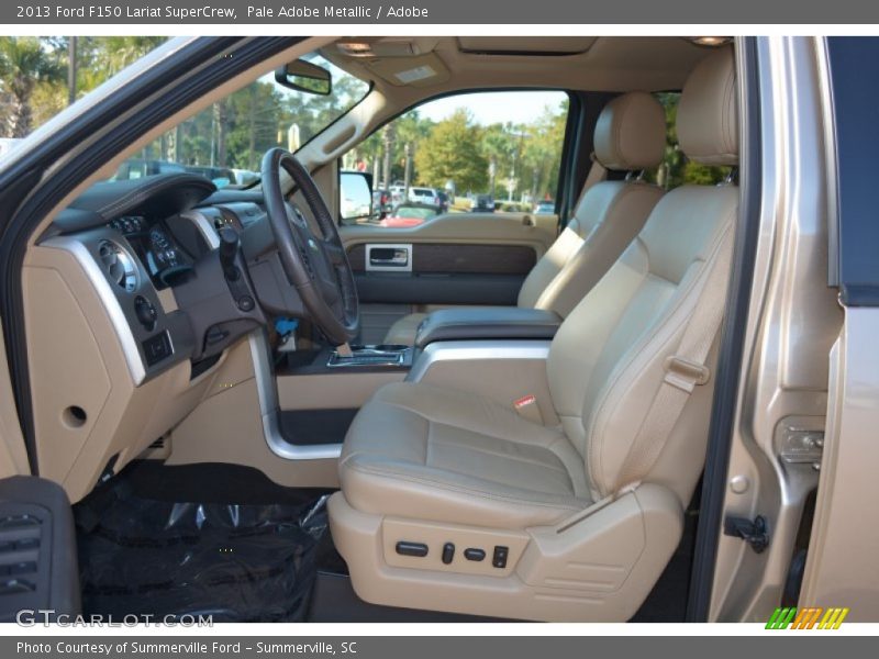 Pale Adobe Metallic / Adobe 2013 Ford F150 Lariat SuperCrew