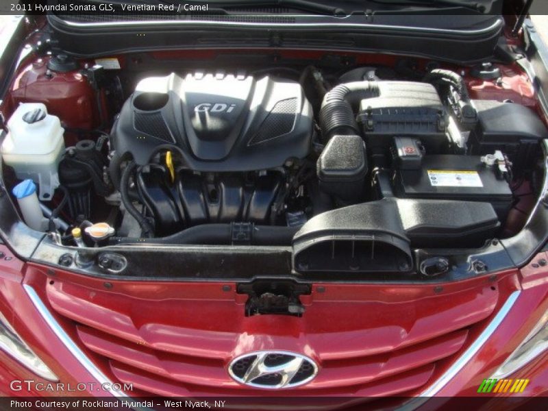 Venetian Red / Camel 2011 Hyundai Sonata GLS