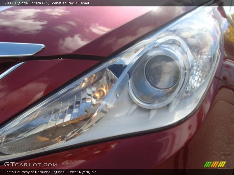 Venetian Red / Camel 2011 Hyundai Sonata GLS