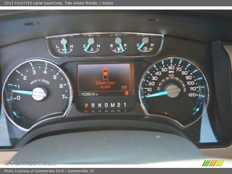 Pale Adobe Metallic / Adobe 2013 Ford F150 Lariat SuperCrew