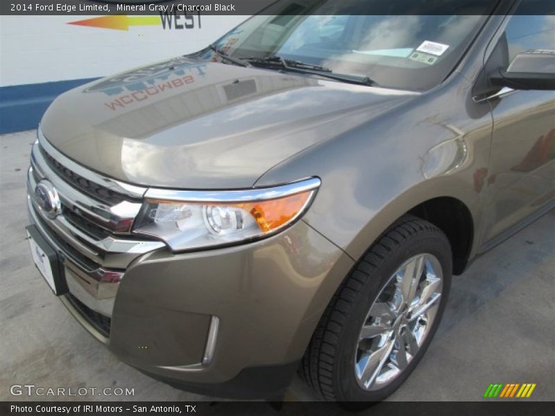 Mineral Gray / Charcoal Black 2014 Ford Edge Limited