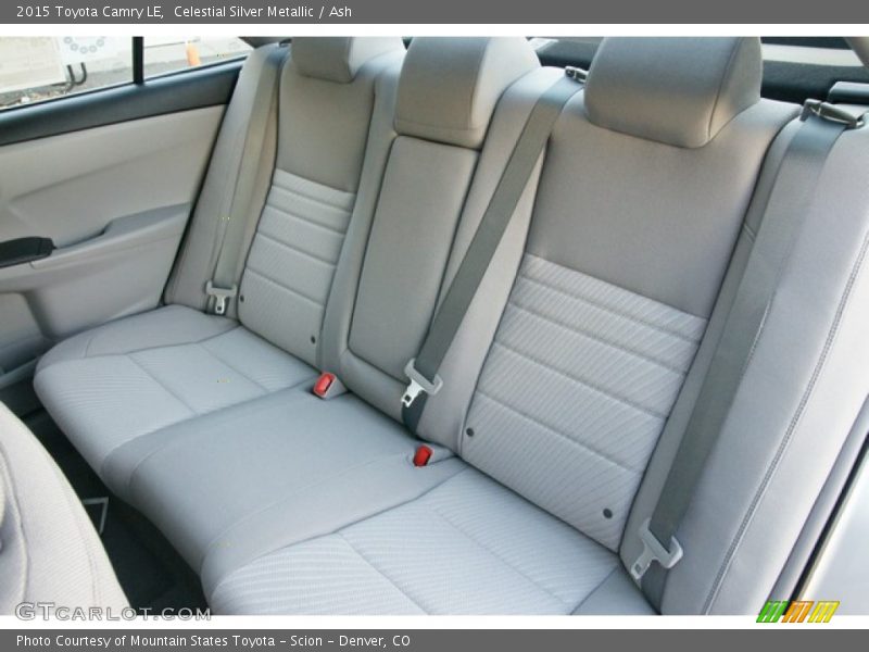 Rear Seat of 2015 Camry LE