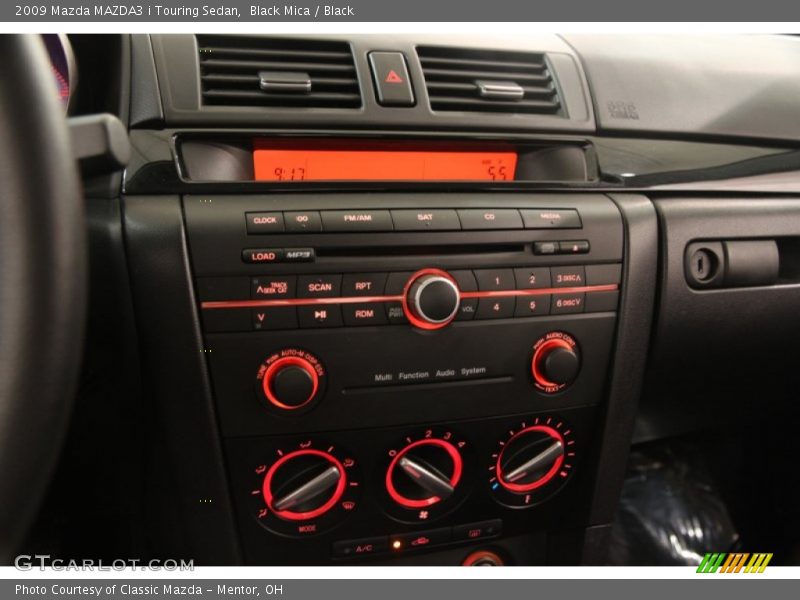 Black Mica / Black 2009 Mazda MAZDA3 i Touring Sedan