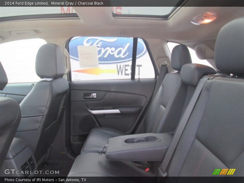 Mineral Gray / Charcoal Black 2014 Ford Edge Limited