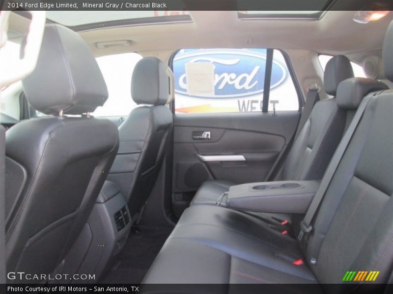 Mineral Gray / Charcoal Black 2014 Ford Edge Limited