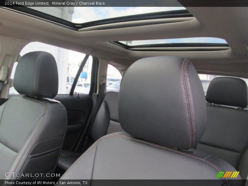 Mineral Gray / Charcoal Black 2014 Ford Edge Limited