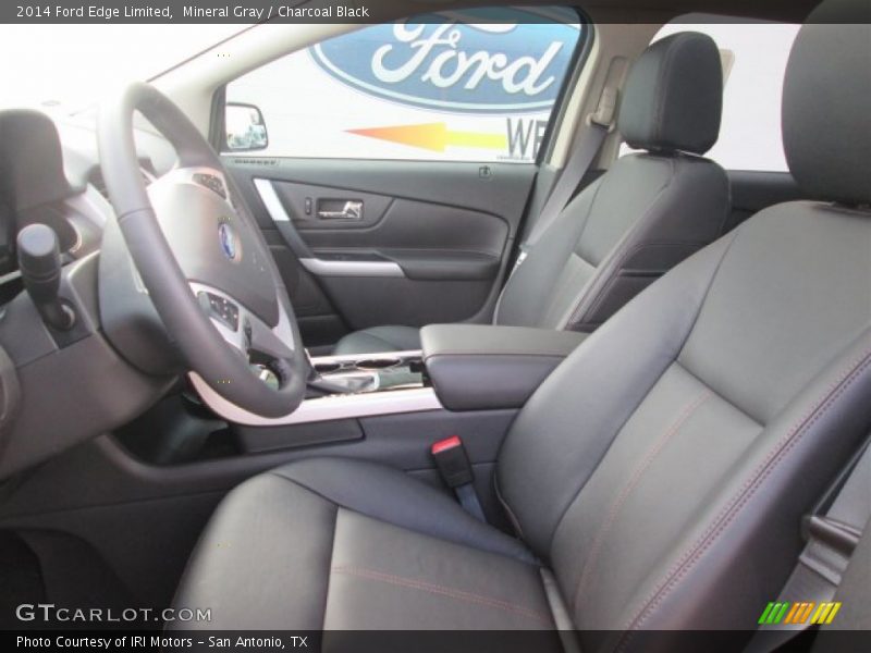 Mineral Gray / Charcoal Black 2014 Ford Edge Limited