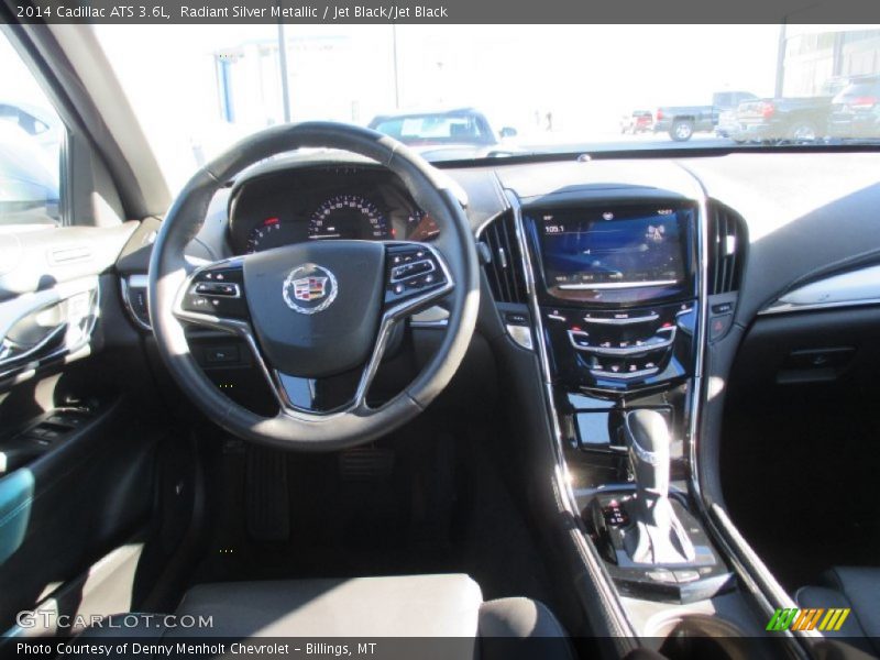 Radiant Silver Metallic / Jet Black/Jet Black 2014 Cadillac ATS 3.6L