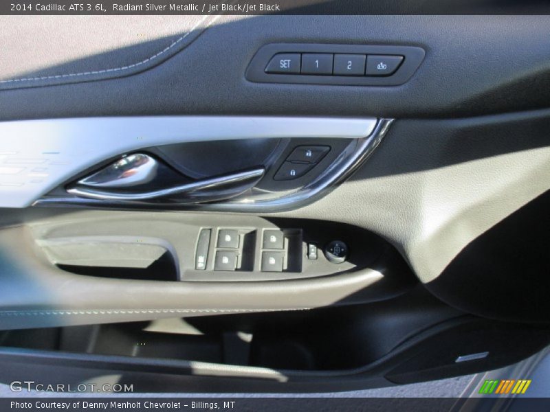 Radiant Silver Metallic / Jet Black/Jet Black 2014 Cadillac ATS 3.6L