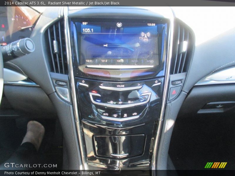 Radiant Silver Metallic / Jet Black/Jet Black 2014 Cadillac ATS 3.6L
