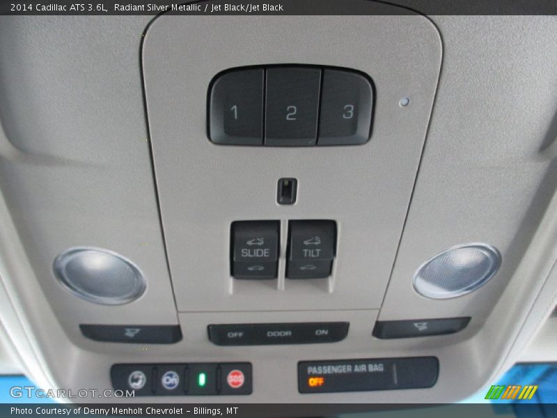 Radiant Silver Metallic / Jet Black/Jet Black 2014 Cadillac ATS 3.6L
