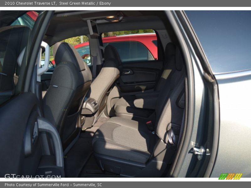 Steel Green Metallic / Ebony 2010 Chevrolet Traverse LT