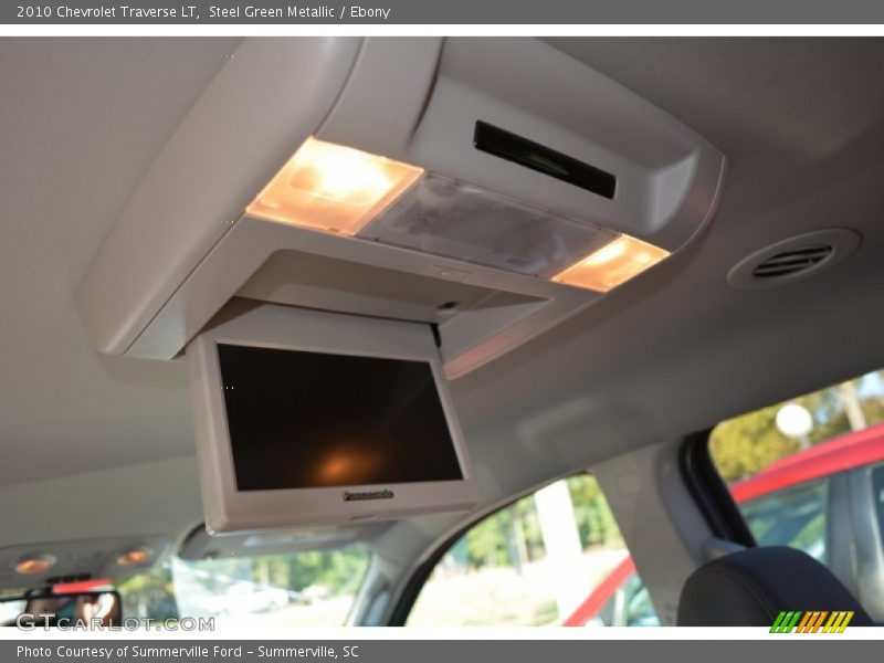 Steel Green Metallic / Ebony 2010 Chevrolet Traverse LT