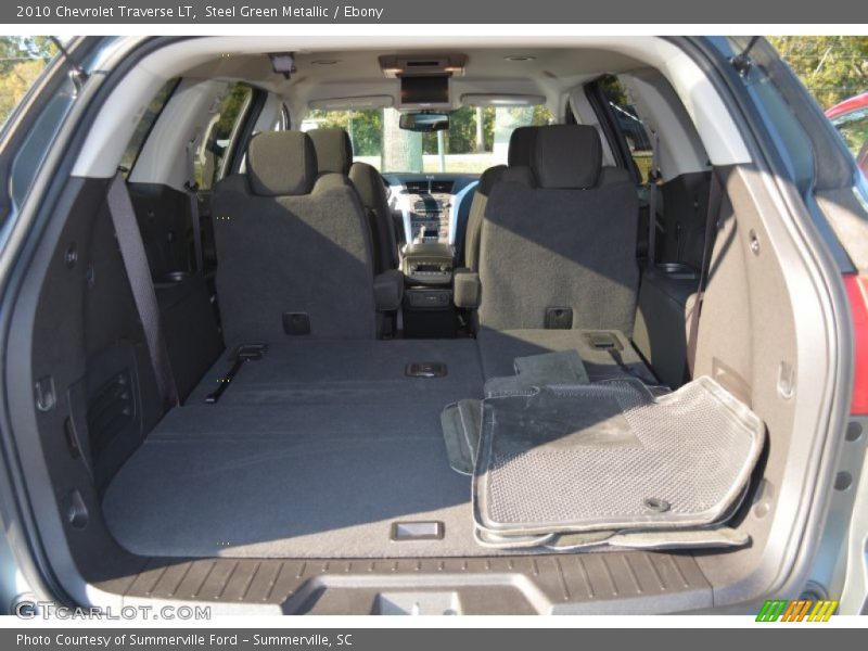 Steel Green Metallic / Ebony 2010 Chevrolet Traverse LT