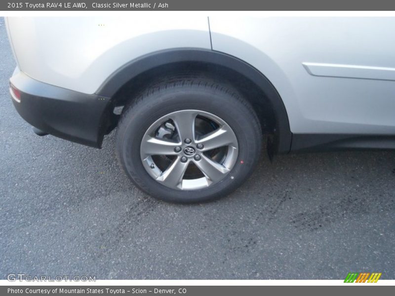 Classic Silver Metallic / Ash 2015 Toyota RAV4 LE AWD