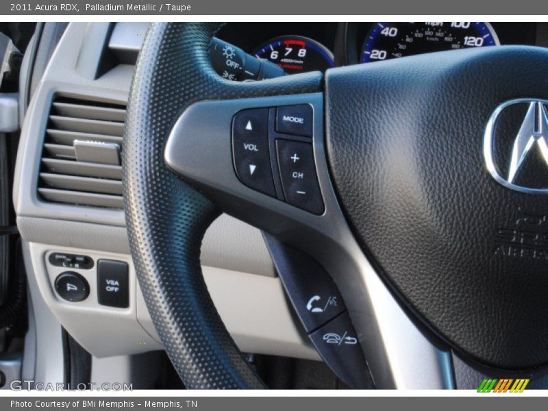 Palladium Metallic / Taupe 2011 Acura RDX