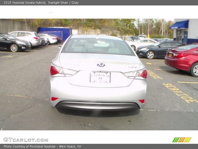 Starlight Silver / Gray 2015 Hyundai Sonata Hybrid