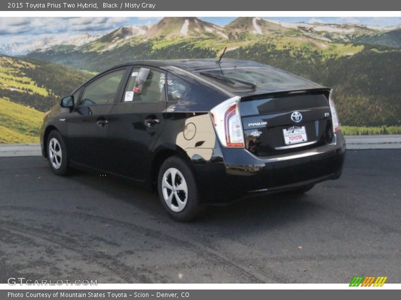 Black / Misty Gray 2015 Toyota Prius Two Hybrid
