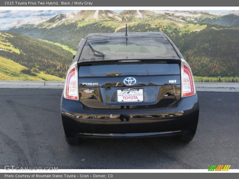 Black / Misty Gray 2015 Toyota Prius Two Hybrid