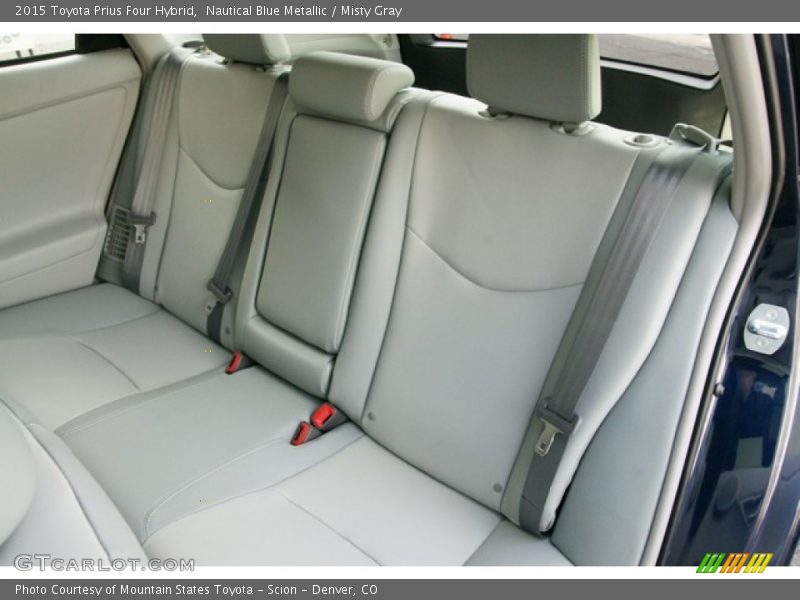 Rear Seat of 2015 Prius Four Hybrid