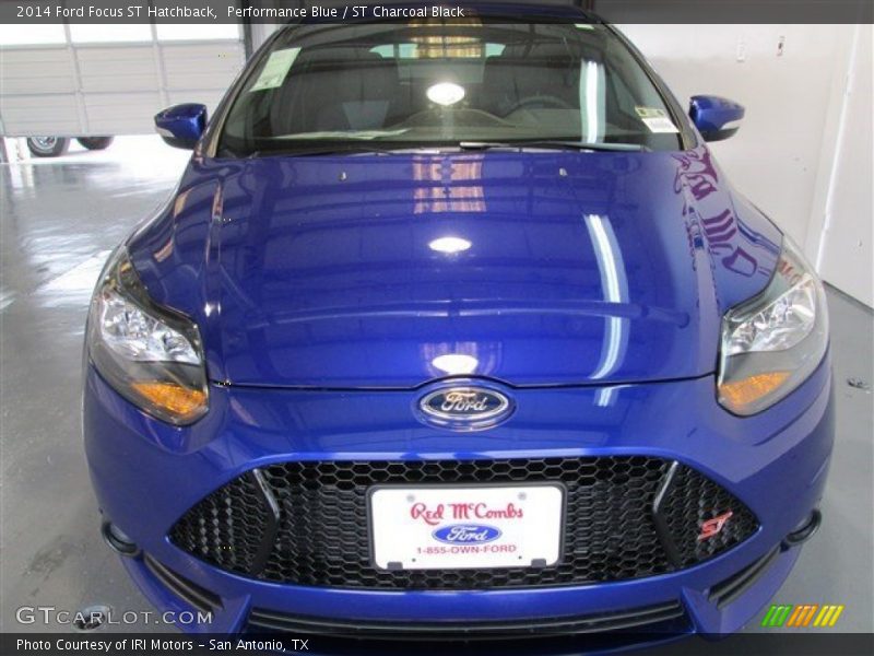 Performance Blue / ST Charcoal Black 2014 Ford Focus ST Hatchback
