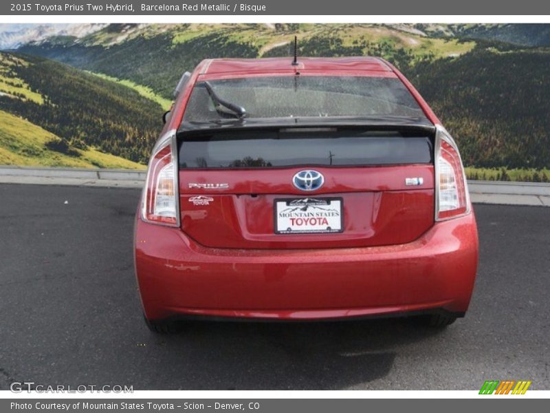 Barcelona Red Metallic / Bisque 2015 Toyota Prius Two Hybrid
