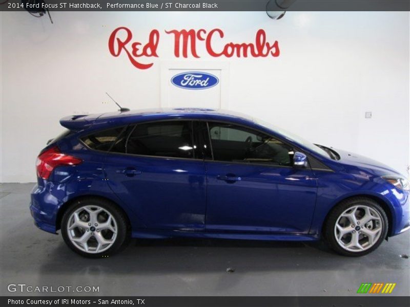 Performance Blue / ST Charcoal Black 2014 Ford Focus ST Hatchback