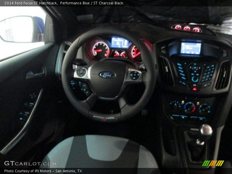 Performance Blue / ST Charcoal Black 2014 Ford Focus ST Hatchback
