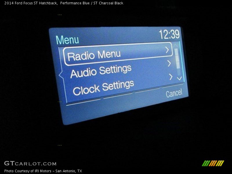 Performance Blue / ST Charcoal Black 2014 Ford Focus ST Hatchback