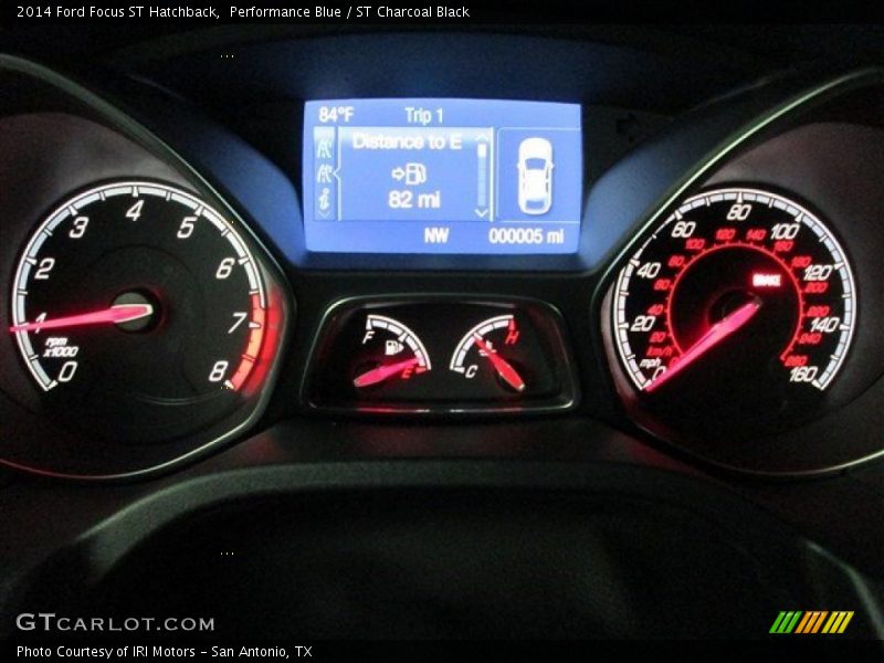 Performance Blue / ST Charcoal Black 2014 Ford Focus ST Hatchback