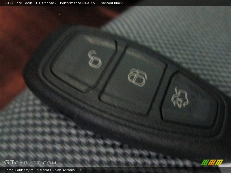 Performance Blue / ST Charcoal Black 2014 Ford Focus ST Hatchback