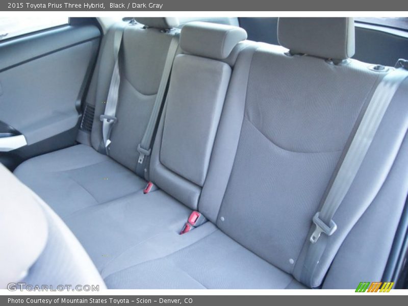 Black / Dark Gray 2015 Toyota Prius Three Hybrid