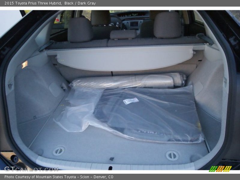 Black / Dark Gray 2015 Toyota Prius Three Hybrid