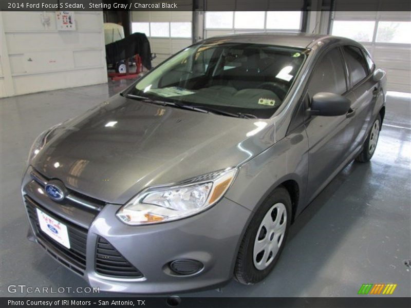 Sterling Gray / Charcoal Black 2014 Ford Focus S Sedan