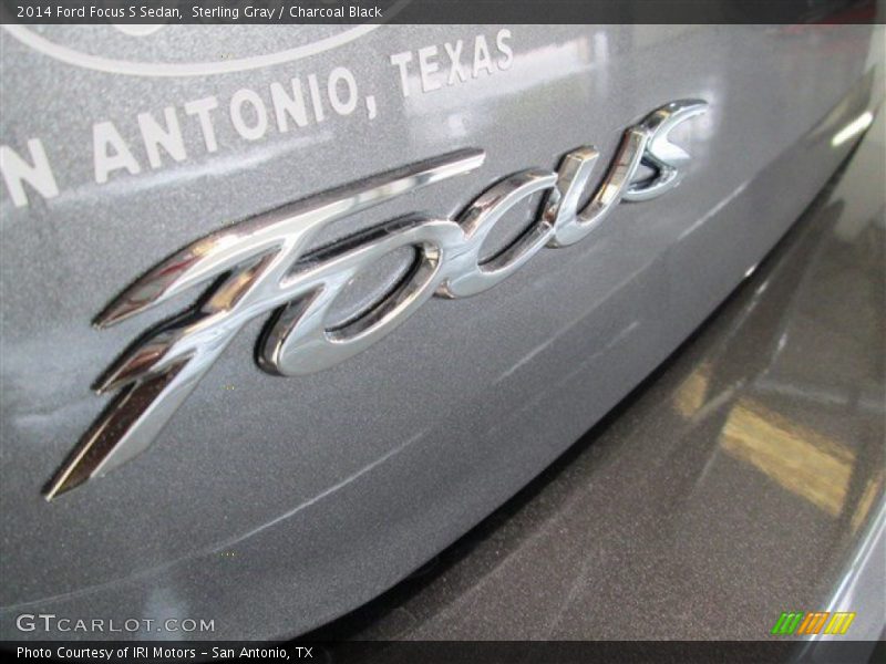 Sterling Gray / Charcoal Black 2014 Ford Focus S Sedan