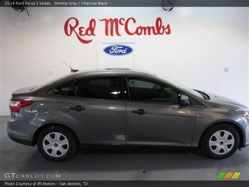 Sterling Gray / Charcoal Black 2014 Ford Focus S Sedan