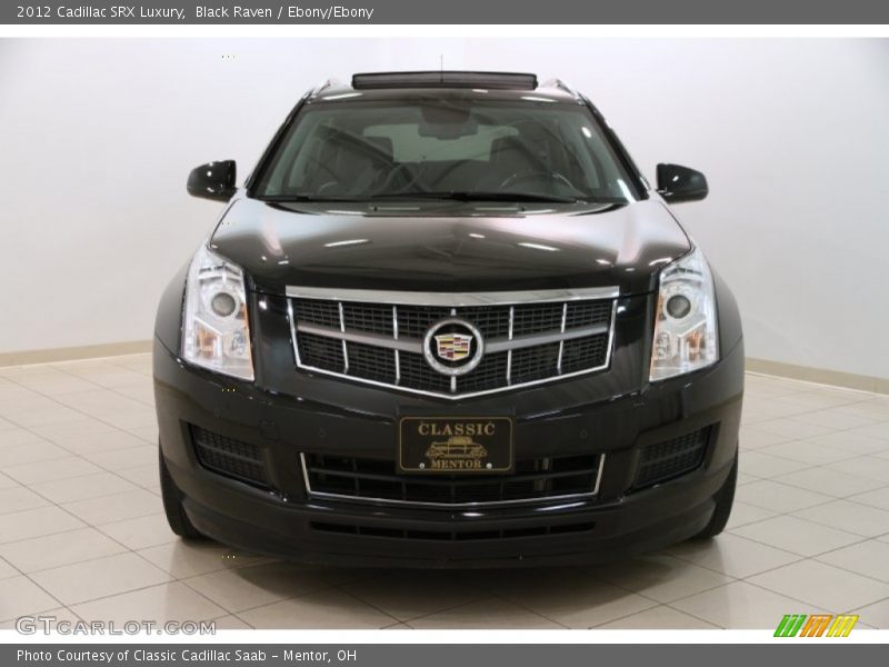 Black Raven / Ebony/Ebony 2012 Cadillac SRX Luxury