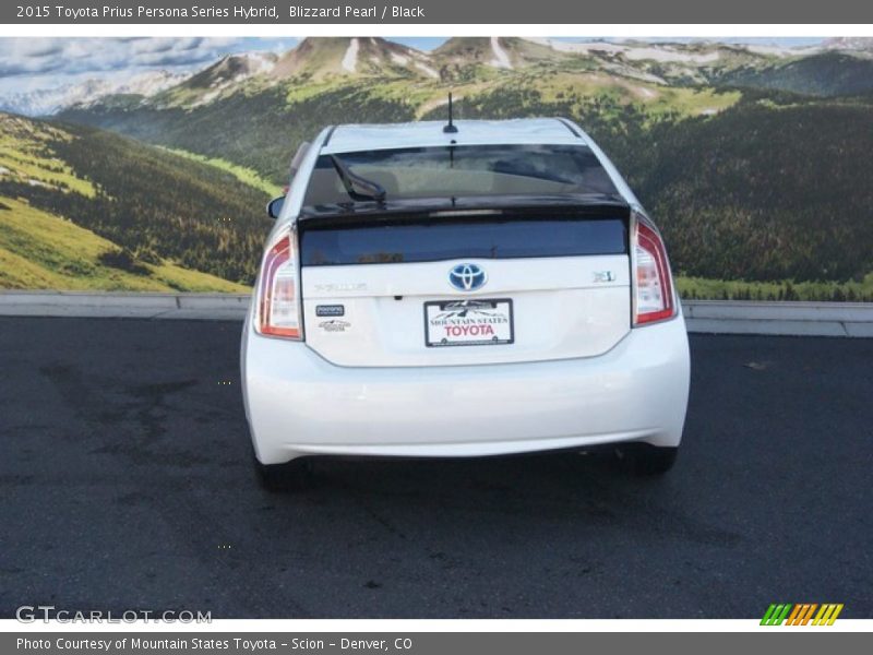 Blizzard Pearl / Black 2015 Toyota Prius Persona Series Hybrid