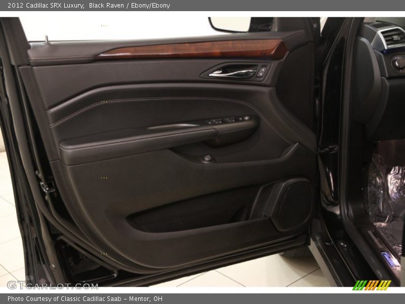Black Raven / Ebony/Ebony 2012 Cadillac SRX Luxury