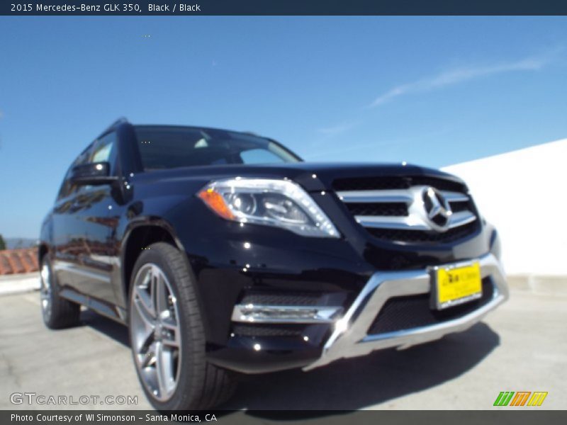 Black / Black 2015 Mercedes-Benz GLK 350