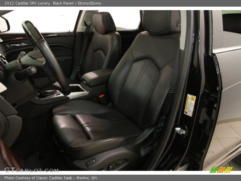 Black Raven / Ebony/Ebony 2012 Cadillac SRX Luxury