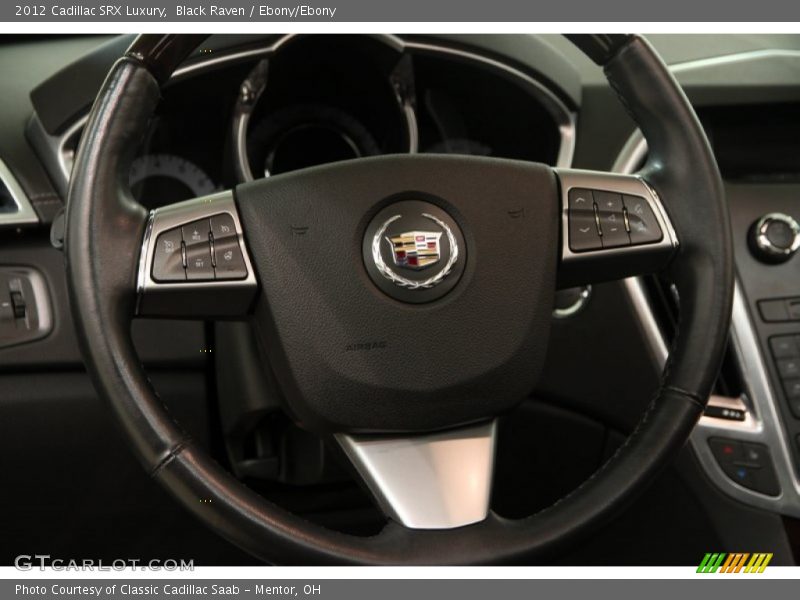 Black Raven / Ebony/Ebony 2012 Cadillac SRX Luxury
